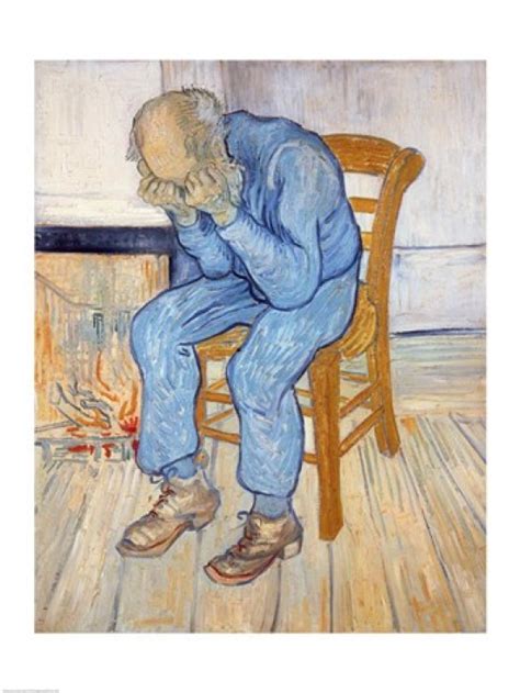 Old Man In Sorrow Poster Print By Vincent Van Gogh 18 X 24 Item
