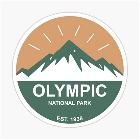 Olympic National Park Sticker For Sale By Esskay Redbubble
