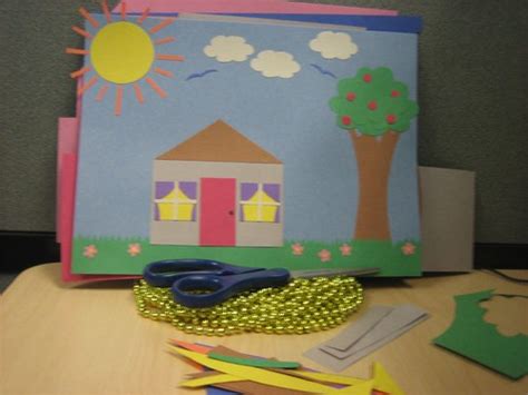 Construction Paper House I Had To Bring In My Construction Flickr