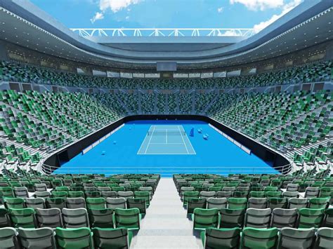 rod laver arena seating plan map events and parking