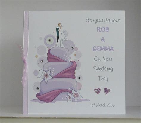 Pin On Personalised Wedding Day Cards