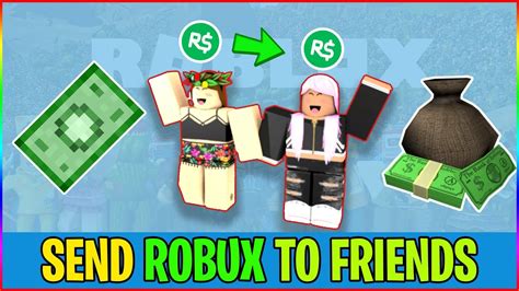 How To Send Robux To Other People On Roblox Send Fast Youtube