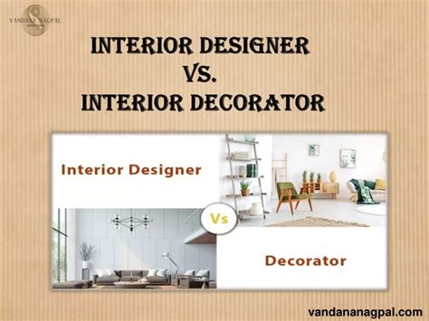 Ppt Interior Designer Vs Decorator Powerpoint Presentation Free