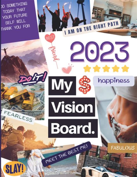 Buy My Vision Board Clip Art Book With Pictures Words Phrases Quotes And Affirmations To
