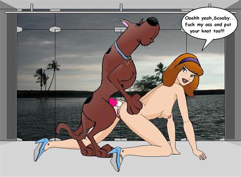Rule 34 All Fours Anal Bent Over Collar Daphne Blake Dog