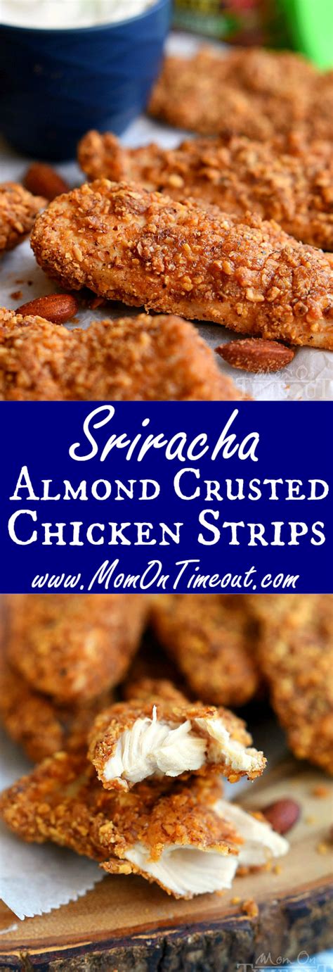 Sriracha Almond Crusted Chicken Strips Mom On Timeout