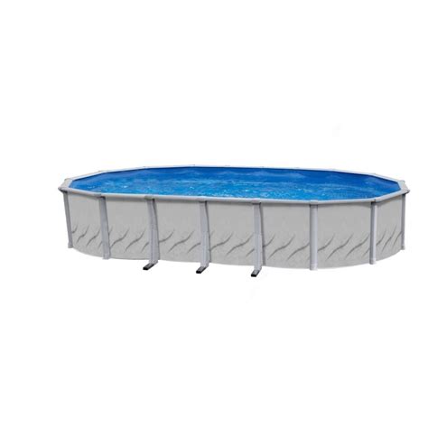 Lake Effect Galeria 12 X 24 X 52 Oval Steel Sided Above Ground Pool