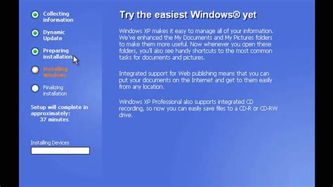 How To Install Windows Xp Youtube