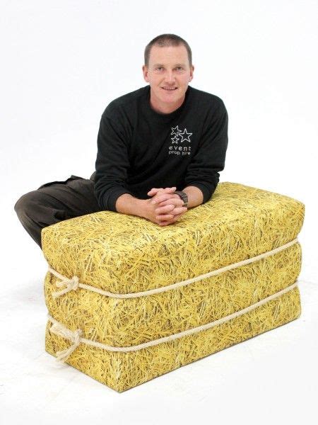 Fabric Straw Bale Event Prop Hire Event Props Straw Bales Hay