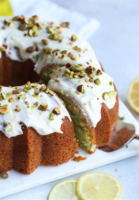 I was going to post a meyer lemon bundt cake recipe a couple of weeks ago but to be honest, i hated the pictures i took. Pistachio Lemon Bundt Cake | An Easy Pistachio Cake Recipe ...