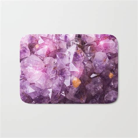 Buy Violet Purple Amethyst Crystal Bath Mat By Newburydesigns