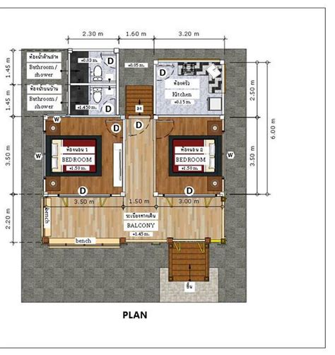 72 Square Meter Floor Plan Of House Plan Floorplansclick