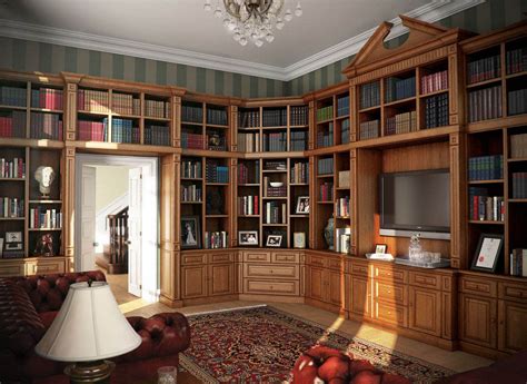 Fitted Home Libraries Bespoke Bookcases And Rolling Ladders Strachan