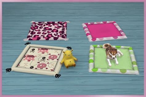 Blackys Sims 4 Zoo Kimba Pet Bed Xl By Cappu • Sims 4 Downloads
