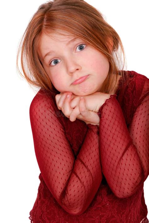 Little Girl Pout Stock Image Image Of Miss Sweet Creature 4624913