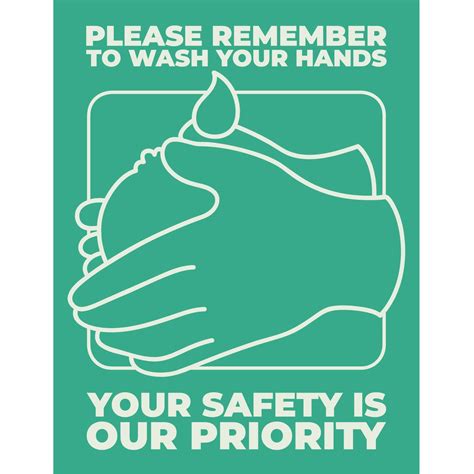 Please Remember To Wash Your Hands Poster Plum Grove