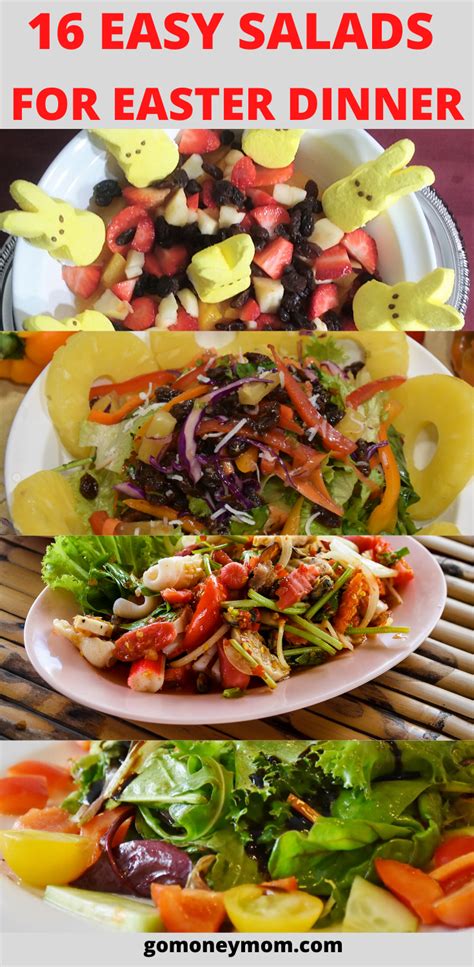 Realizing that you may have run short on some essentials we have pulled together everything we could possibly think of to give you all the vegetable salads, pasta salads, fruit salads and of course our famous cheesecake salads. 16 Easy Salad Recipe Ideas For Easter Dinner in 2020 | Dinner, Easy salad recipes