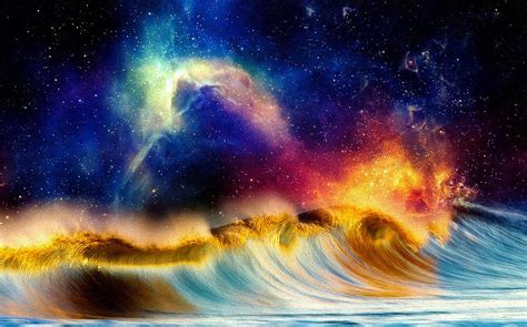 Galaxy Waves Digital Art By Don Depaola Fine Art America