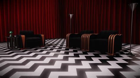Twin Peaks Black Lodge Remake Low Poly Download Free 3d Model By
