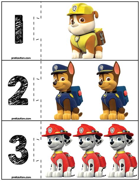 Paw Patrol Worksheets