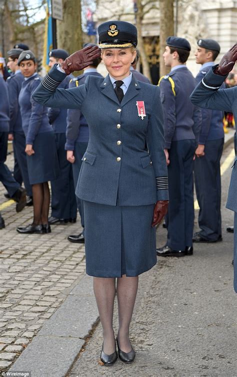 Carol Vorderman Wears Raf Uniform At 75th Air Cadets Anniversary