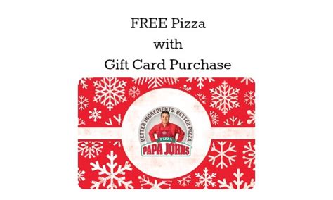 Check spelling or type a new query. Papa John's: FREE Large Pizza with $25 Gift Card Purchase :: Southern Savers