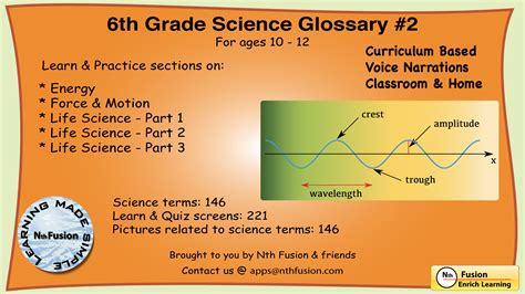 6th Grade Science Glossary 2 Learn And Practice Worksheets For Home