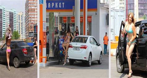 In This Country Girls In Bikinis Get Gas For Free Pics