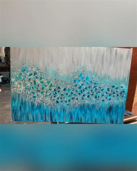Handmade Original Glitter Painting Visit My Etsy Shop Link Video