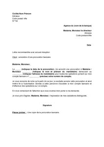 Exemple De Lettre De Procuration La Poste  Covering Letter Example