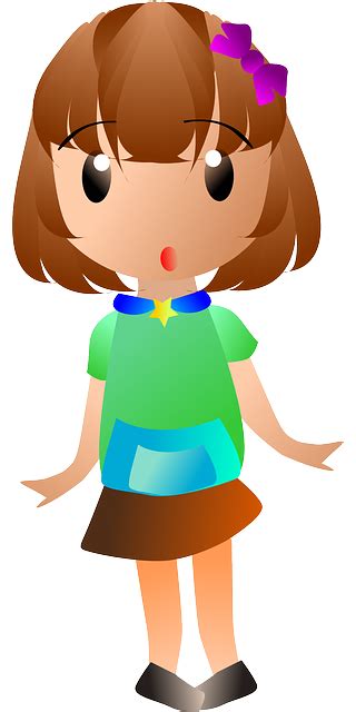 Free vector graphic: Girl, Cute, Embarrassed, Child - Free Image on Pixabay - 153847