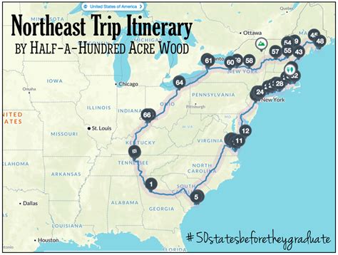 Early America History Trip Northeastern Loop Half A Hundred Acre Wood