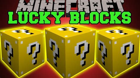 Minecraft Lucky Block Mod Epic Prizes And Horrible Deaths Mod