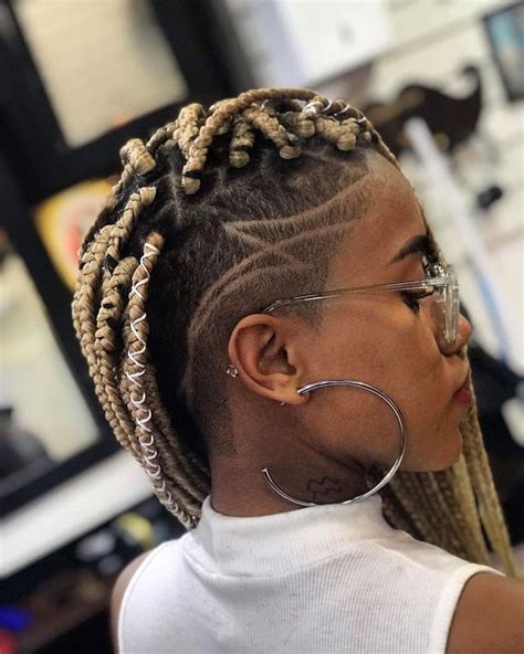 Box Braids With Shaved Sides Stylish Ways To Rock The Look