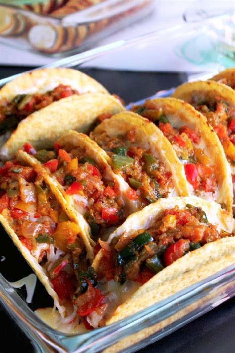 A trio of bell peppers wrapped in fajita spiced chicken and baked to perfection. Baked Fajita Tacos | Recipes, Fajitas