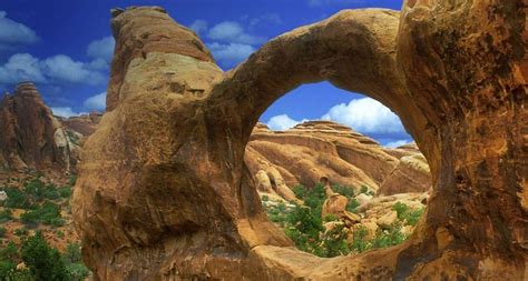 Double Arch In Arches National Park Utah Bing Gallery