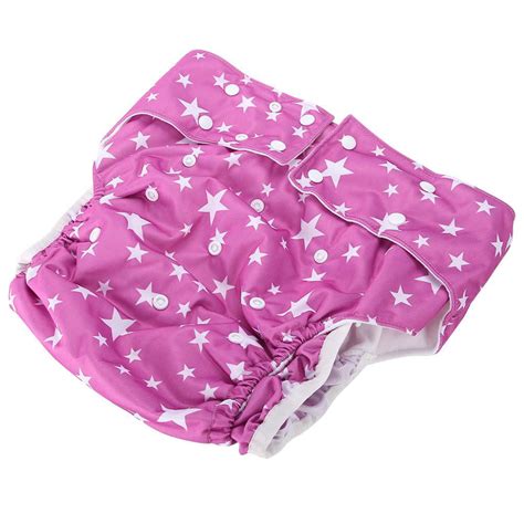 Lyumo 6 Types Care Reusable Nappy Adjustable Adult Cloth Diaper Women