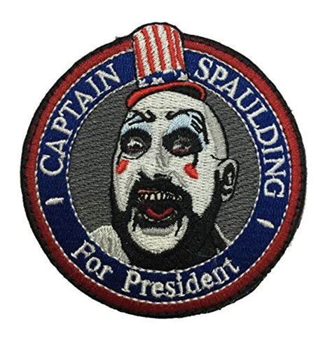 Captain Spaulding Velcro Patch Embroidery Tactical Morale Badge Hook