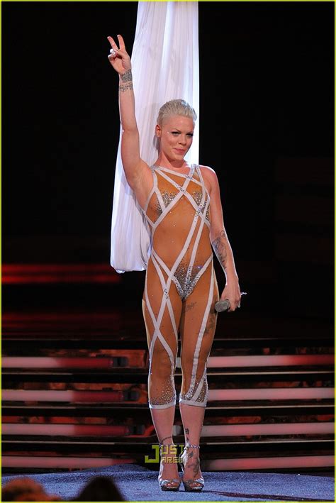 Pink Nearly Naked Grammys Performance Photo Grammy