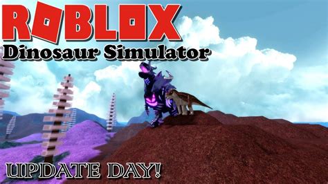 Roblox Dinosaur Simulator Update Day 4 New Things Youtube