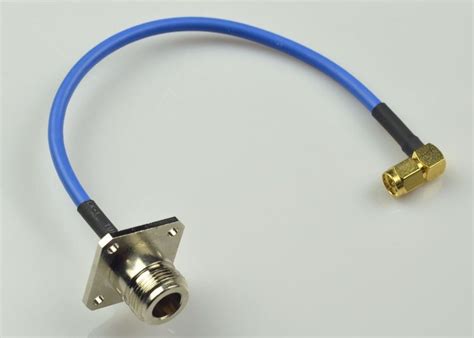 50 Ohm Rf Cable N Female To Sma Male Semi Flex Coaxial Cable