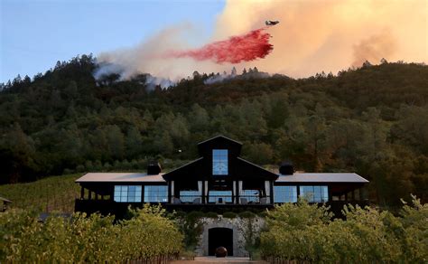Silverado Trail Wineries In Napa Valley Threatened By Glass Fire During Key Part Of 2020 Harvest