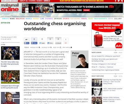 Malay mail online is an online extension of malay mail newspaper that covers the news of the day, whether it is in the field of politics or lifestyle. Peter Long on Chess: Malay Mail Online: Outstanding Chess ...