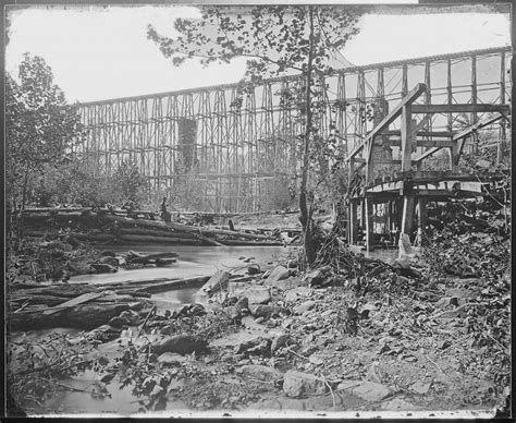 Trestle Bridge Whiteside Tenn Trestle Bridge Civil War Photography