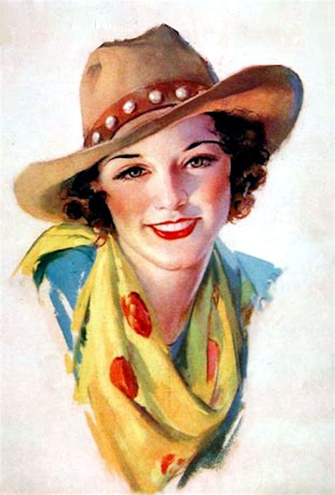 Vintage Cowgirl Cowgirl Art Vintage Cowgirl Vintage Illustration