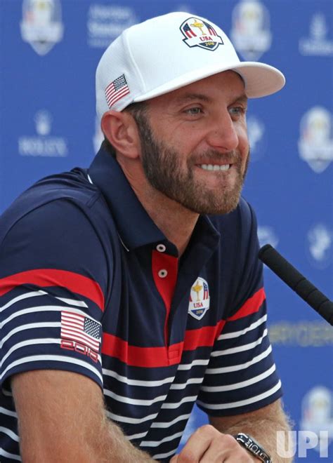 Photo Dustin Johnson Press Conference At The Ryder Cup 2018