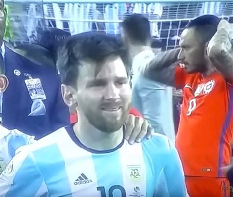 lionel messi becomes crying meme after argentina s copa america loss hollywood life
