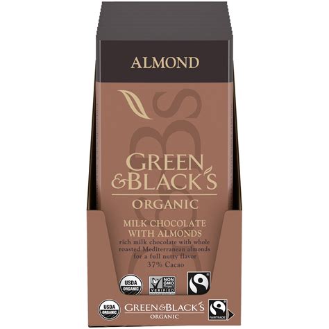 Green Black S Organic Almond Milk Chocolate Bar Cacao