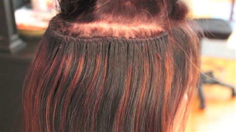 In hair extensions market, people generally thinking machine weaves hair are for african american people and extensions are for caucasians. Caucasian Track Extensions. Braided Sew-in Method. - YouTube