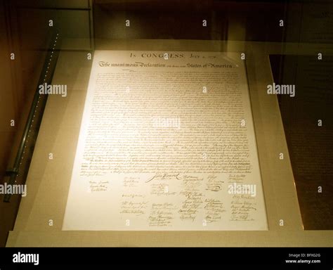 Us Declaration Of Independence Original Of The Declaration Of